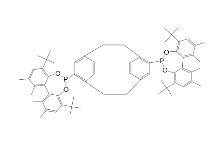 (S)-PSEUDO-ORTHO-BIS-[(S)-DITERT.-BUTYL-1,2,10,11-TETRAMETHYL-5,7-DIOXA-6-PHOSPHA-DIBENZO-[A,C]-CYCLOHEPTEN-6-YL]-[2.2]-PARACYCLOPHANE