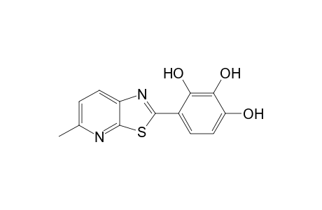 4-(5-Methyl-1,3-thiazolo[5,4-b]pyridin-2-yl)benzene-1,2,3-triol