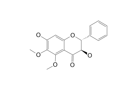 PISONIVANOL;(2-R,3-R)-3,7-DIHYDROXY-5,6-DIMETHOXYFLAVANONE