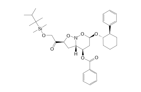 #33A;REL-(2S,3A-S,4R,6R)-4-BENZOYLOXY-2-[2-[DIMETHYL-(1,1,2-TRIMETHYLPROPYL)-SILYLOXY]-1-OXOETHYL]-6-[(1S,2R)-(2-PHENYLCYCLOHEXYL)-OXY]-HEXAHYDROISOXAZOLO-[2,3