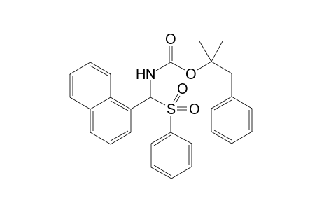 2-Methyl-1-phenylpropan-2-yl naphthalen-1-yl(phenylsulfonyl)methylcarbamate