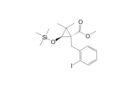 TRANS-METHYL-1-(2-IODOBENZYL)-3,3-DIMETHYL-2-TRIMETHYLSILOXYCYCLOPROPANECARBOXYLATE