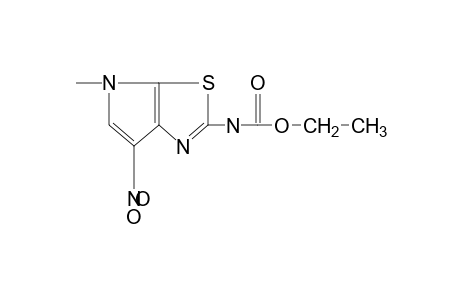 2-ETHOXYCARBONYLAMINO-4-METHYL-6-NITROPYRROLO-[3,2-D]-THIAZOL