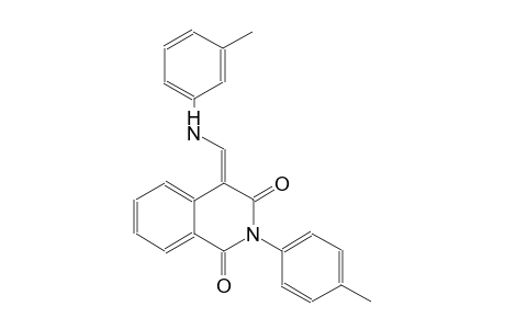 1,3(2H,4H)-isoquinolinedione, 2-(4-methylphenyl)-4-[[(3-methylphenyl)amino]methylene]-, (4E)-