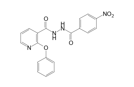 1-(p-nitrobenzoyl)-2-(2-phenoxynicotinoyl)hydrazine