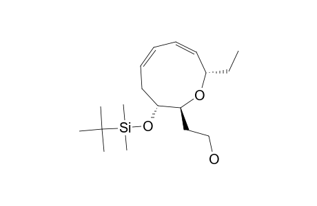 (2S,8R,9S)-8-(TERT.-BUTYLDIMETHYLSILYLOXY)-2-ETHYL-9-(2-HYDROXYETHYL)-1-OXA-3Z,5Z-CYCLONONADIENE