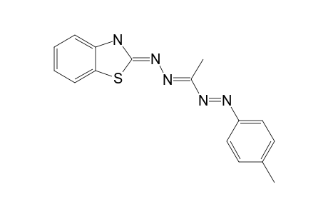 1-(4-METHYLPHENYL)-3-METHYL-5-(2-BENZOTHIAZOLYL)-FORMAZAN