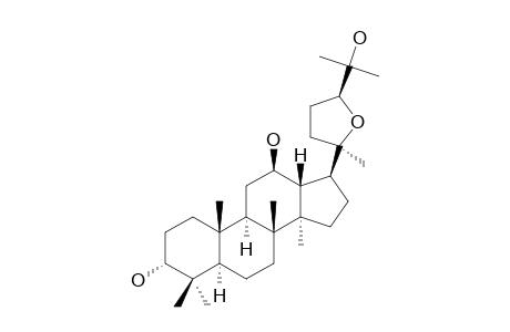 20S,24R-EPOXY-DAMMARANE-3-ALPHA,12-BETA,25-TRIOL;BETULAFOLIENETRIOL_OXIDE_I