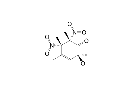 R-2-HYDROXY-2,4,5,6-TETRAMETHYL-T-5,T-6-DINITROCYCLOHEX-3-ENONE