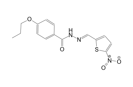 benzoic acid, 4-propoxy-, 2-[(E)-(5-nitro-2-thienyl)methylidene]hydrazide