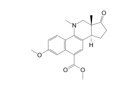 METHYL-3-METHOXY-11-METHYL-17-OXO-AZAESTRA-1,2,5(10),6,8-PENTAENE-6-CARBOXYLATE