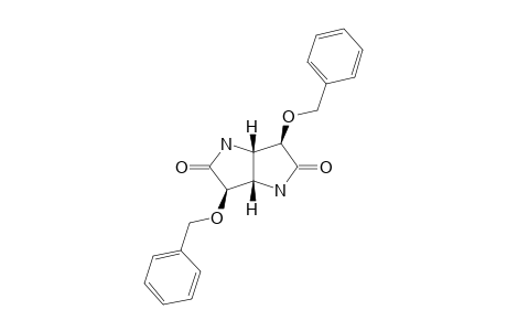 (1R*,4S*,5R*,8S*)-4,8-BIS-(BENZYLOXY)-2,6-DIAZABICYCLO-[3.3.0]-OCTANE-3,7-DIONE