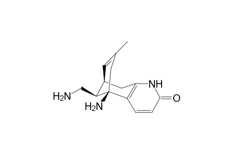 (5RS,9SR,11RS)-5-Amino-11-(aminoethyl)-5,6,9,10-tetrahydro-7-methyl-5,9-mathanocycloocta[b]pyridine-2(1H)-one