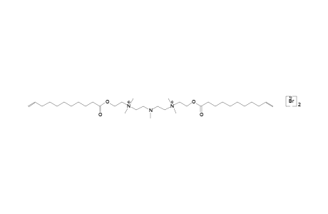 [(methylimino)diethylene]bis[dimethyl(2-hydroxyethyl)ammonium] dibromide, bis(10-undecenoate) (ester)