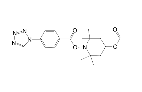 4-Tetrazol-1-yl-benzoic acid 4-acetoxy-2,2,6,6-tetramethyl-piperidin-1-yl ester