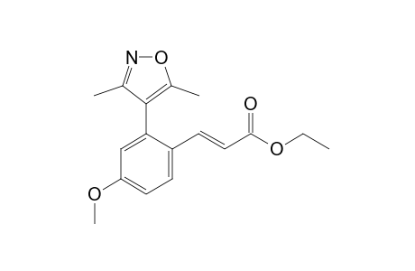 Ethyl 2-(3',5'-dimethyl-4'-isoxazolyl)-(p-methoxycinnamate)