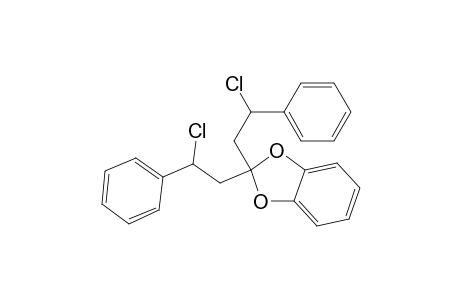 2,2-Bis(2-chloro-2-phenyl-ethyl)-1,3-benzodioxol