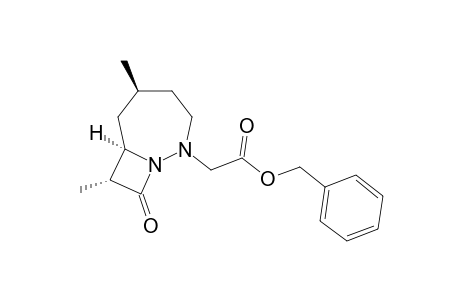 BENZYL-[5-BETA,7-ALPHA,8-ALPHA]-5,8-DIMETHYL-9-OXO-1,2-DIAZABICYClO-[5.2.0]-NONANE-2-ACETATE