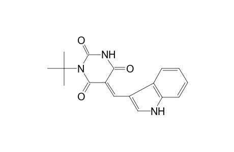 Pyrimidine-2,4,6(1H,3H,5H)-trione, 1-tert-butyl-5-(3-indolylmethylene)-