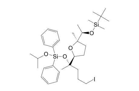 (1''R,2S,2'R,5'S)-2-[[(DIPHENYLISOPROPOXY)-SILYL]-OXY]-5-IODO-2-[5'-[1''-[(TERT.-BUTYLDIMETHYLSILYL)-OXY]-ETHYL]-2'3',4',5'-TETRAHYDRO-5'-METHYLFURA