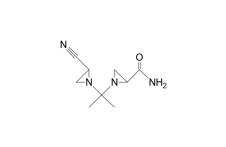 2-(2-Carbamoyl-aziridino)-2-(2-cyano-aziridino)-cyclohexane