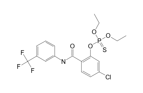 O-[5-CHLORO-2-[[3-(TRIFLUOROMETHYL)-PHENYL]-CARBAMOYL]-PHENYL]-O,O-DIETHYL-PHOSPHOROTHIOATE