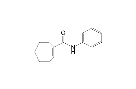 1-Cycloheptenecarboxamide, N-phenyl-