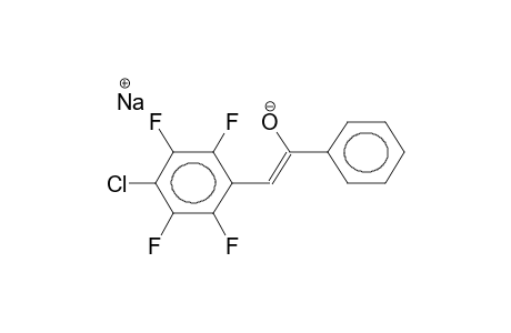 2-(4-CHLOROTETRAFLUOROPHENYL)ACETOPHENONE, SODIUM SALT