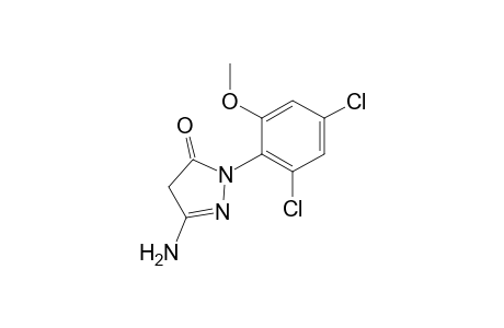 3H-Pyrazol-3-one, 5-amino-2-(2,4-dichloro-6-methoxyphenyl)-2,4-dihydro-