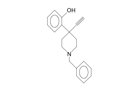 1-Benzyl-4-ethynyl-4-(2-hydroxy-phenyl)-piperidine