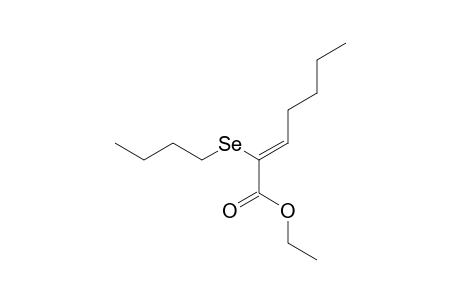 (Z)-2-(butylseleno)-2-heptenoic acid ethyl ester