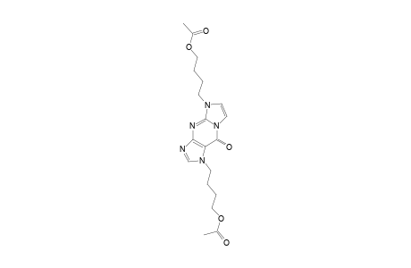 1,5-BIS-(4-ACETOXYBUTYL)-9-OXO-8,9-DIHYDRO-IMIDAZO-[1,2-A]-PURINE