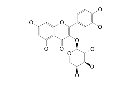 GUAIJAVERIN;QUERCETIN-3-O-ALPHA-L-ARABINOPYRANOSIDE