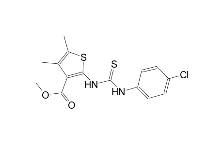 methyl 2-{[(4-chloroanilino)carbothioyl]amino}-4,5-dimethyl-3-thiophenecarboxylate