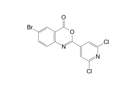 6-bromo-2-(2,6-dichloro-4-pyridyl)-4H-3,1-benzoxazin-4-one