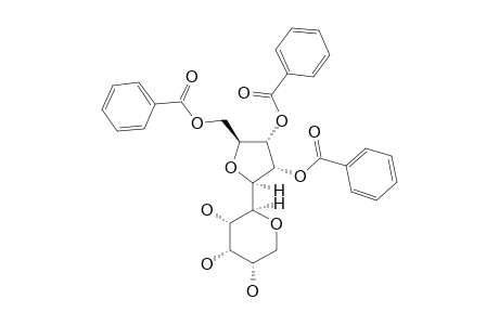 (3R,4R,5R)-3,4,5-TRIHYDROXY-(6R)-6-(2,3,5-TRI-O-BENZOYL-BETA-D-RIBOFURANOSYL)-TETRAHYDROPYRAN