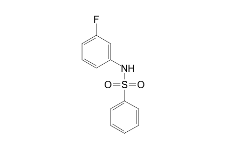 3-FLUORO-N-BENZENESULFONYL-ANILINE