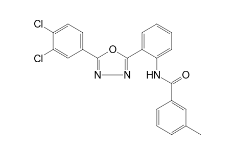 2'-[5-(3,4-dichlorophenyl)-1,3,4-oxadiazol-2-yl]-m-toluanilide