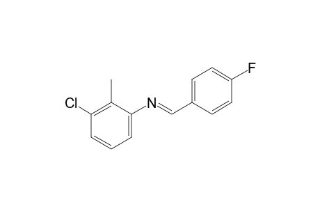 3-chloro-N-(p-fluorobenzylidene)-o-toluidine