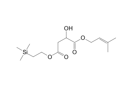 1-(3-Methybut-2-enyl) 4-[2-(Trimethylsilyl)ethyl] 2-hydroxybutanedioate