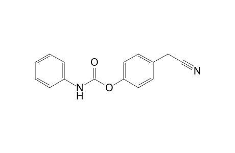 (p-hydroxyphenyl)acetonitrile, carbanilate (ester)