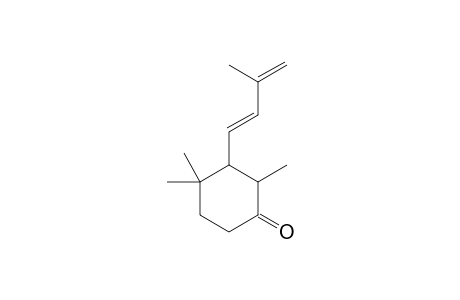 2,4,4-Trimethyl-3-[(1E)-3-methyl-1,3-butadienyl]cyclohexanone