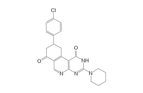 pyrimido[4,5-c]isoquinoline-1,7(2H,8H)-dione, 9-(4-chlorophenyl)-9,10-dihydro-3-(1-piperidinyl)-