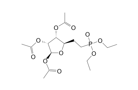 (BETA)-(3R,4R,5R)-5-[2-(DIETHOXYPGOSPHORYL)-ETHYL]-TETRAHYDROFURAN-2,3,4-TRIYL-TRIACETATE