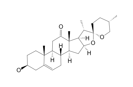 NEOBOTOGENIN=(25S)-SPIROST-5-EN-3-BETA-OL-12-ON