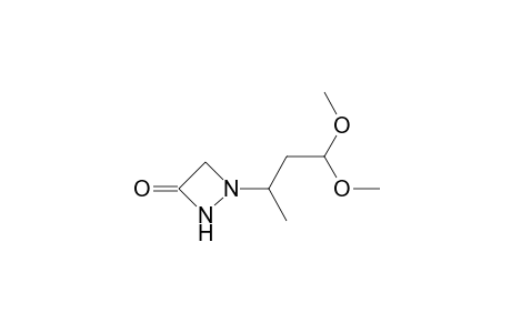 1-(4,4-Dimethoxy-2-butyl)-1,2-diazetidin-3-one