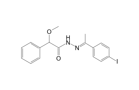 N'-[(E)-1-(4-Iodophenyl)ethylidene]-2-methoxy-2-phenylacetohydrazide