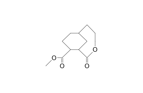 10-endo-Carbomethoxy-3-oxa-bicyclo(5.3.1)undecanone-2