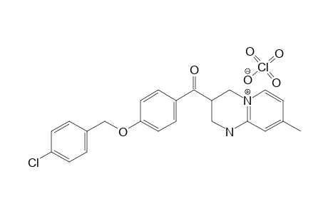 3-[4-(4-CHLOROBENZYLOXY)-BENZOYL]-1,2,3,4-TETRAHYDRO-8-METHYL-2H-PYRIDO-[1,2-A]-PYRIMIDINE-HYDROPERCHLORATE