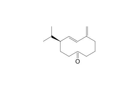 (4S,5E)-7-METHYLENE-4-(1-METHYLETHYL)-CYCLODEC-5-EN-1-ONE